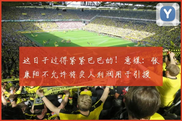 这日子过得紧紧巴巴的！意媒：张康阳不允许将卖人利润用于引援